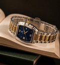 True Worth Premium Men's Tonneau Watch | Working Date & Butterfly Clasp