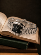 True Worth Premium Men's Tonneau Watch | Working Date & Butterfly Clasp