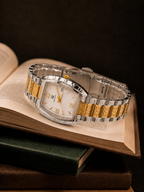 True Worth Premium Men's Tonneau Watch | Working Date & Butterfly Clasp