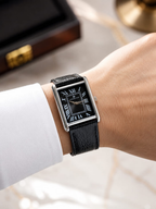 Universe Point Classic Tank Watch | Vintage Rectangular Unisex Timepiece