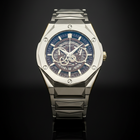 Hublot Skeleton Automatic Watch – Multi-Color Dial Men's Timepiece