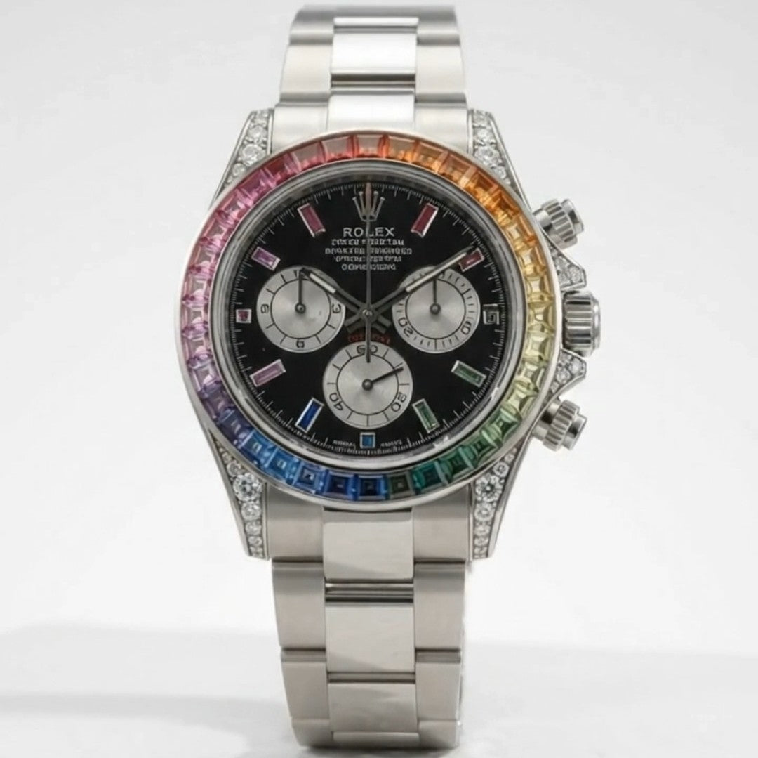Stone Bezel Model Watch – Rolex-Style Luxury Timepiece