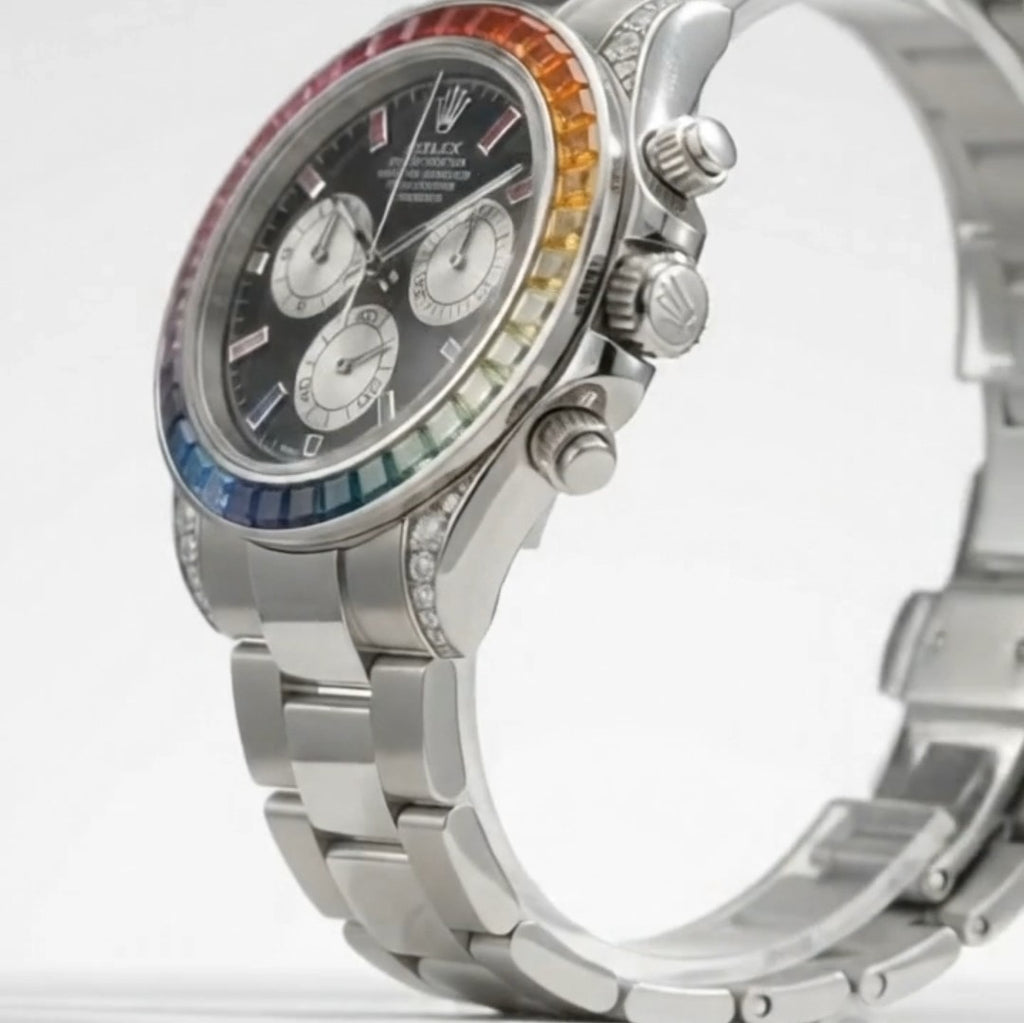 Stone Bezel Model Watch – Rolex-Style Luxury Timepiece