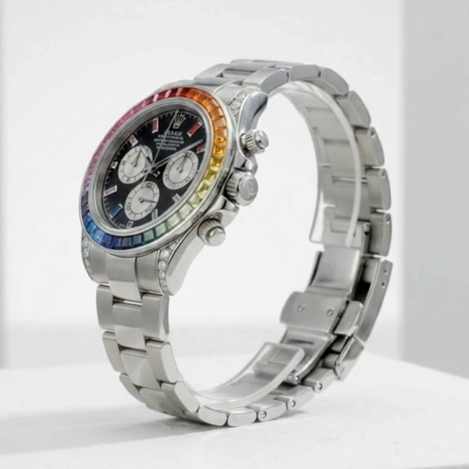 Stone Bezel Model Watch – Rolex-Style Luxury Timepiece