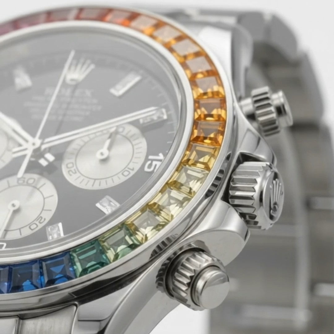 Stone Bezel Model Watch – Rolex-Style Luxury Timepiece
